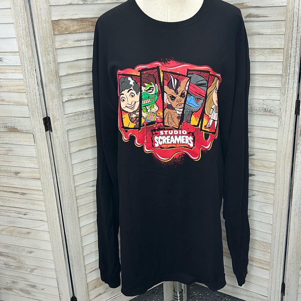 Universal Orlando Studio Screamers Halloween Horror Nights Long Sleeve T Shirt